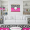 Zebra Print & Polka Dots Wall Hanging Tapestry - IN CONTEXT