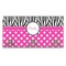 Zebra Print & Polka Dots Wall Mounted Coat Rack (Personalized)