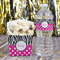 Zebra Print & Polka Dots Water Bottle Label - w/ Favor Box