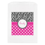 Zebra Print & Polka Dots Treat Bag (Personalized)