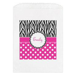 Zebra Print & Polka Dots Treat Bag (Personalized)