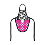 Zebra Print & Polka Dots Bottle Apron (Personalized)