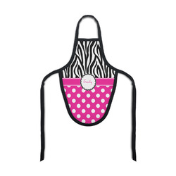 Zebra Print & Polka Dots Bottle Apron (Personalized)