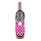 Zebra Print & Polka Dots Wine Bottle Apron - IN CONTEXT