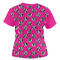 Zebra Print & Polka Dots Women's T-shirt Back