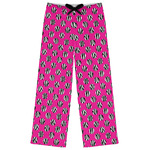 Zebra Print & Polka Dots Womens Pajama Pants - S