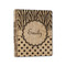Zebra Print & Polka Dots Wood 3-Ring Binders - 1" Half Letter - Front