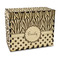 Zebra Print & Polka Dots Wood Recipe Box - Laser Engraved (Personalized)