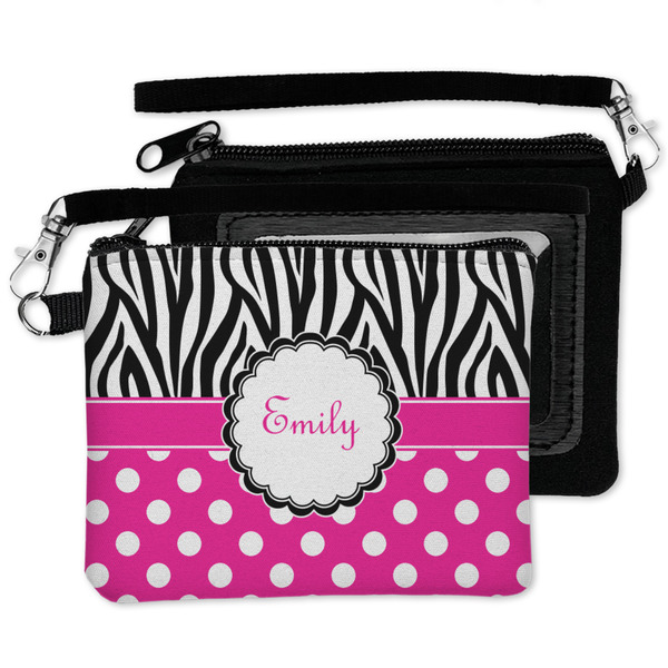 Zebra Print & Polka Dots Wristlet ID Cases - MAIN