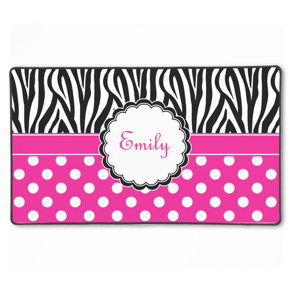 Zebra Print & Polka Dots XXL Gaming Mouse Pads - 24" x 14" - APPROVAL