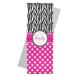Zebra Print & Polka Dots Yoga Mat Towel (Personalized)