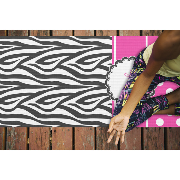 Zebra Print & Polka Dots Yoga Mats - LIFESTYLE