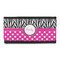 Zebra Print & Polka Dots Leatherette Ladies Wallet (Personalized)