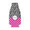 Zebra Print & Polka Dots Zipper Bottle Cooler (Personalized)