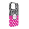 Zebra Print & Polka Dots iPhone 13 Case - Angle