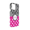 Zebra Print & Polka Dots iPhone 13 Mini Case - Angle
