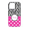 Zebra Print & Polka Dots iPhone 13 Pro Case - Back