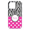 Zebra Print & Polka Dots iPhone 13 Pro Max Case - Back