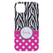 Zebra Print & Polka Dots iPhone 14 Pro Max Case - Back