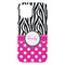 Zebra Print & Polka Dots iPhone 15 Plus Case - Back