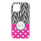 Zebra Print & Polka Dots iPhone 15 Pro Case - Back
