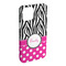 Zebra Print & Polka Dots iPhone 15 Pro Max Case - Angle