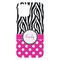 Zebra Print & Polka Dots iPhone 15 Pro Max Case - Back
