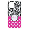 Zebra Print & Polka Dots iPhone 15 Pro Max Tough Case - Back
