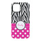 Zebra Print & Polka Dots iPhone 15 Pro Tough Case - Back