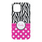 Zebra Print & Polka Dots iPhone 15 Tough Case - Back