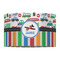 Transportation & Stripes 12" Drum Lampshade - FRONT (Fabric)