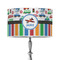 Transportation & Stripes 12" Drum Lamp Shade - Poly-film (Personalized)