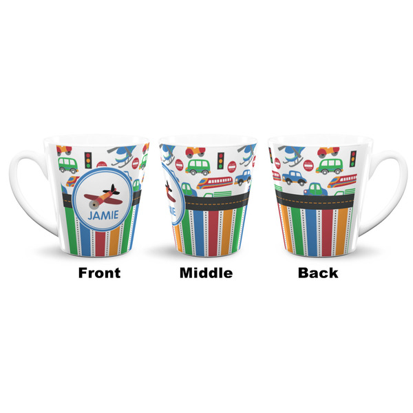 Transportation & Stripes 12 Oz Latte Mug - Approval