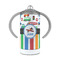 Transportation & Stripes 12 oz Stainless Steel Sippy Cups - FRONT