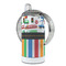 Transportation & Stripes 12 oz Stainless Steel Sippy Cups - FULL (back angle)
