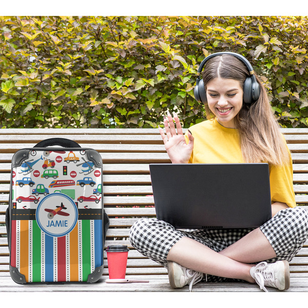 Transportation & Stripes 15" Backpack - LIFESTYLE