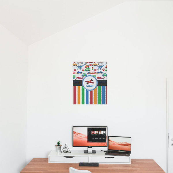 Transportation & Stripes 16x20 - Matte Poster - On the Wall