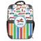 Transportation & Stripes 18" Hard Shell Backpacks - FRONT