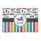Transportation & Stripes Patio Rug (Personalized)