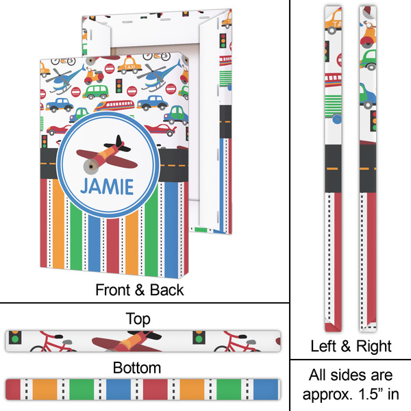 Transportation & Stripes 20x30 - Canvas Print - Approval