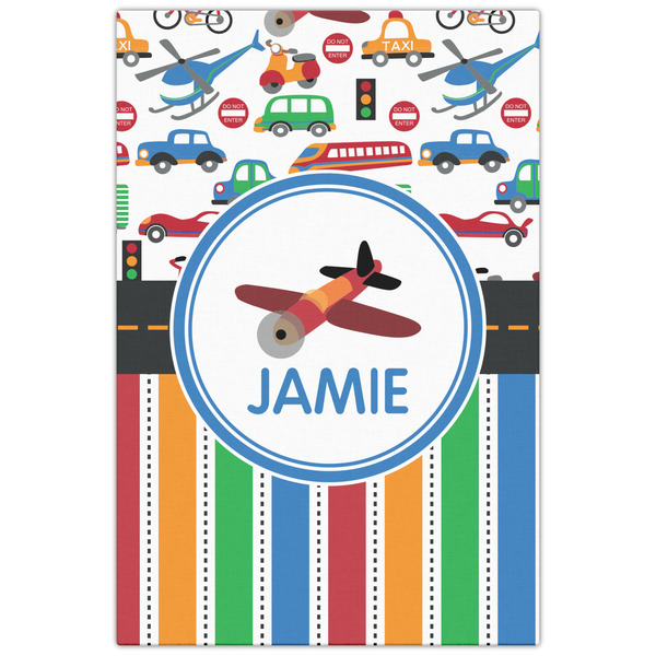 Transportation & Stripes 20x30 - Canvas Print - Front View