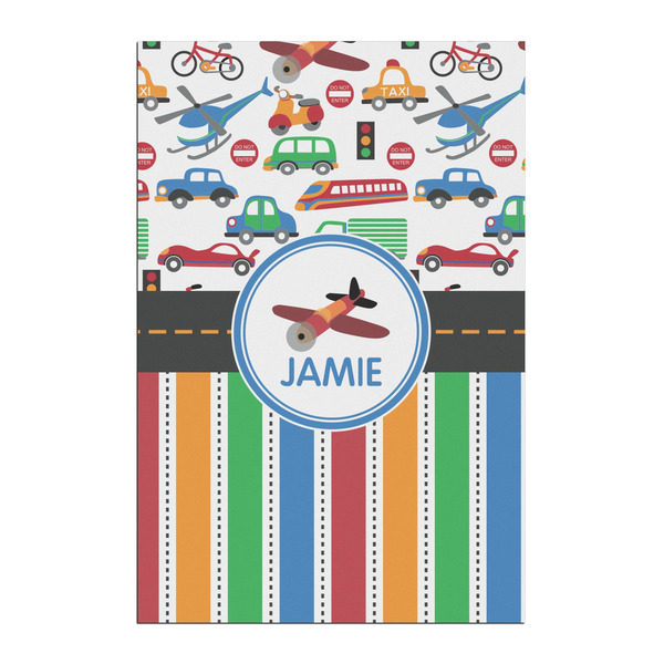 Custom Transportation & Stripes Posters - Matte - 20x30 (Personalized)