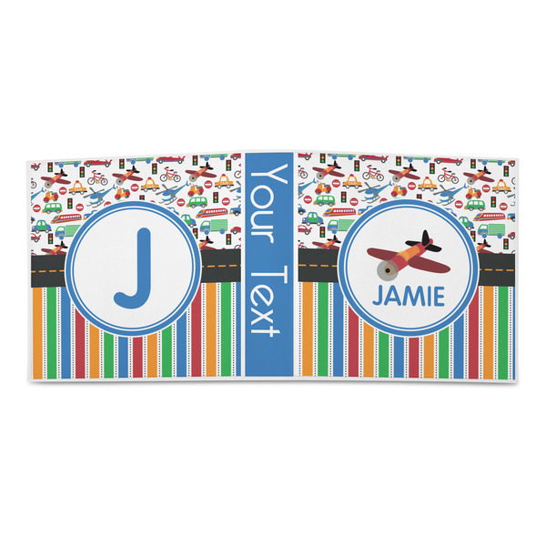 Transportation & Stripes 3-Ring Binder Approval- 2in