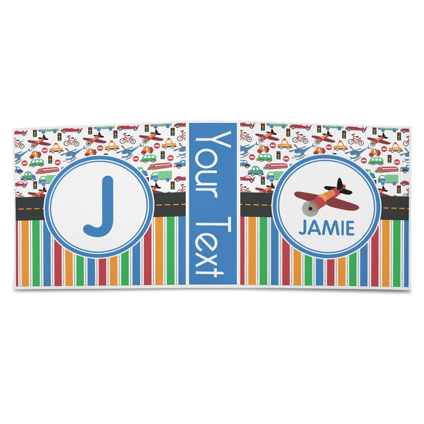 Transportation & Stripes 3-Ring Binder Approval- 3in