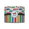 Transportation & Stripes 8" Drum Lampshade - FRONT (Fabric)