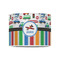Transportation & Stripes 8" Drum Lampshade - FRONT (Poly Film)