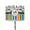Transportation & Stripes 8" Drum Lampshade - ON STAND (Poly Film)
