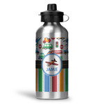 Transportation & Stripes Water Bottles - 20 oz - Aluminum (Personalized)