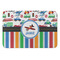 Transportation & Stripes Anti-Fatigue Kitchen Mat (Personalized)