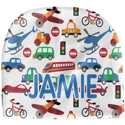 Transportation & Stripes Baby Hat (Beanie) (Personalized)
